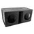 Skar Audio AR2X8V Dual 8-inch Ported Subwoofer Enclosure with Armor Coat Finish