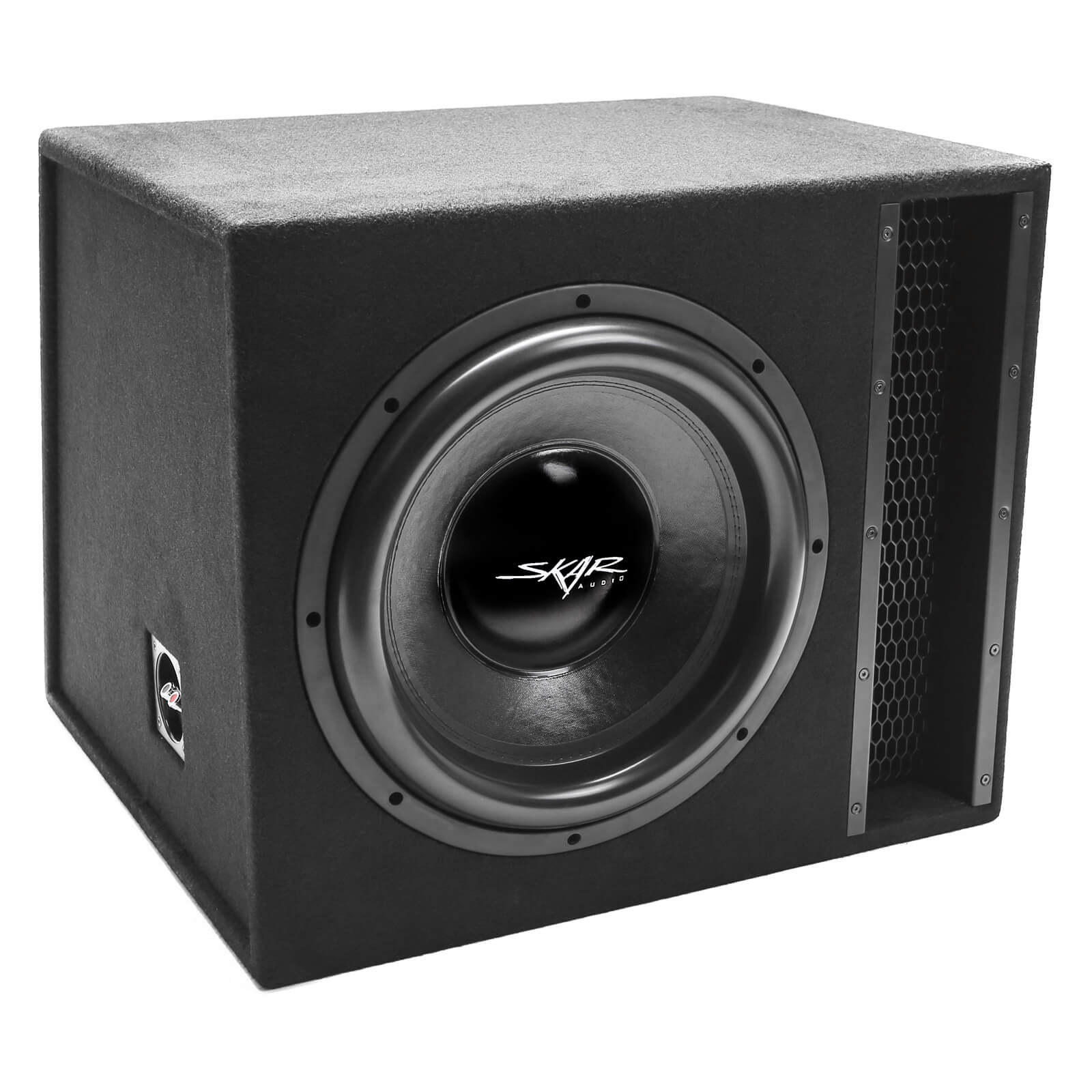 Skar Audio EVL-1X15D2 Single 15" EVL Loaded Vented Subwoofer Enclosure - Angle View