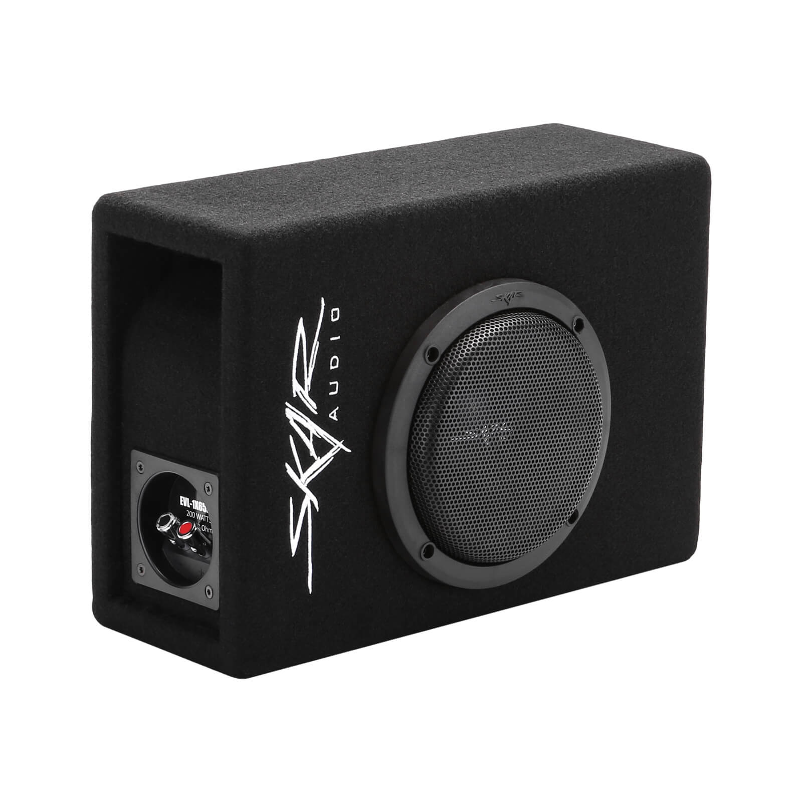 EVL-1X65D4-V-LP | Low-Profile 6.5" 400 Watt Loaded Vented Subwoofer Enclosure - Main Image