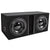 Skar Audio EVL-2X12D4 Dual 12" EVL Loaded Vented Subwoofer Enclosure - Angle View