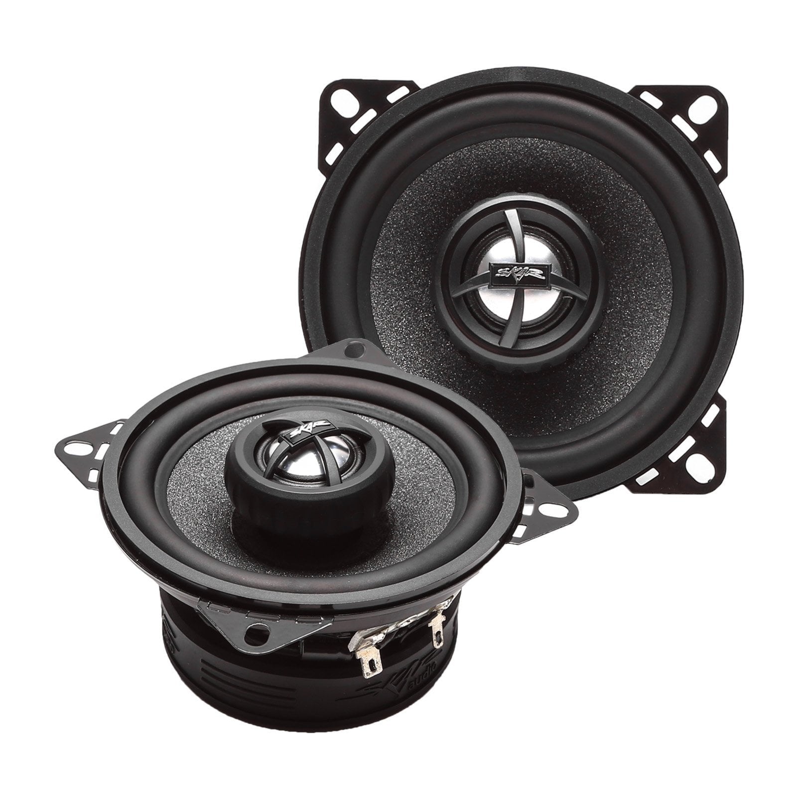 Skar Audio RPX4 4-inch 120 Watt Max Power Coaxial Car Speakers - Angle View