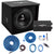 Skar Audio Single SDR 15" 1200 Watt Loaded Sub Box and Amplifier - Package View