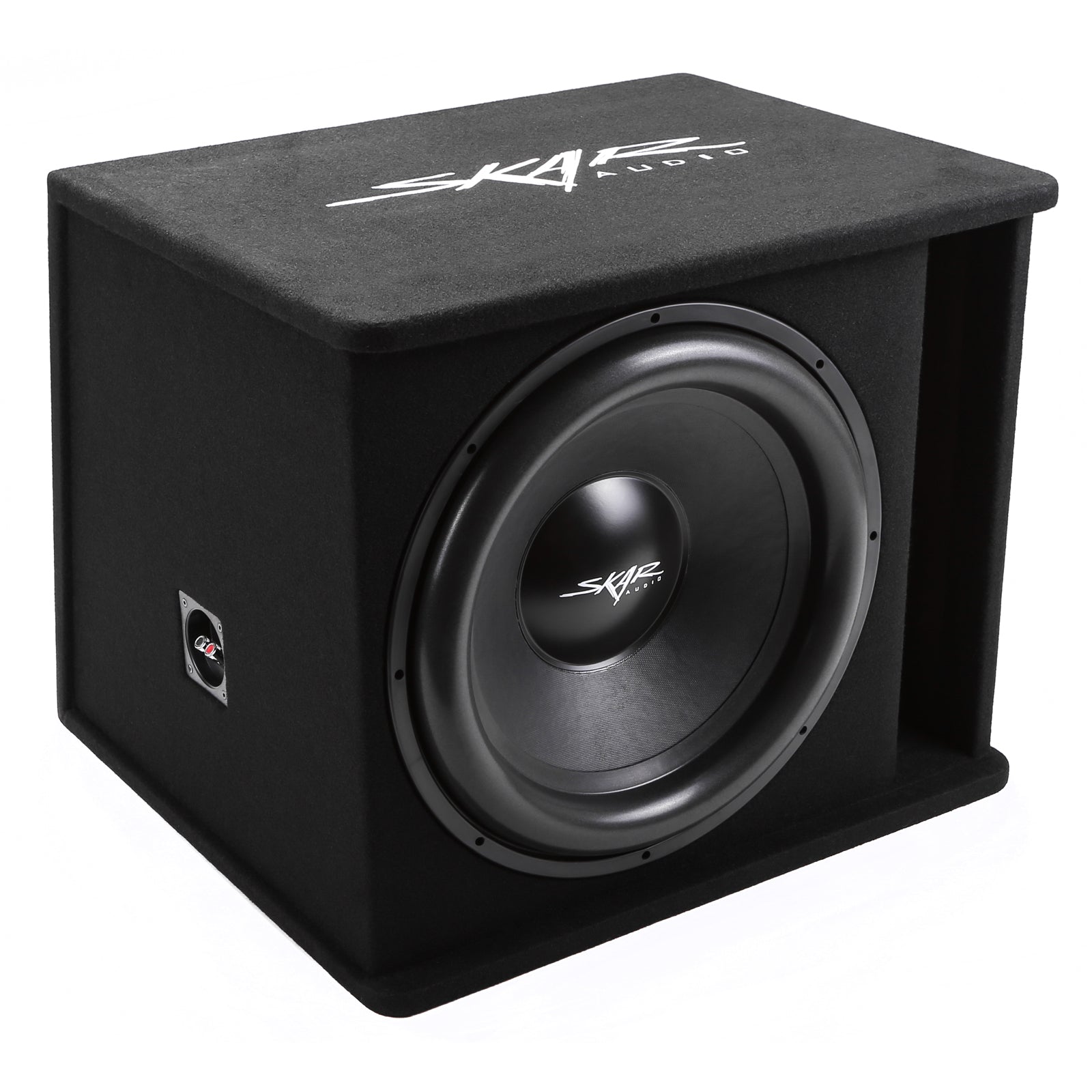 Skar Audio SDR-1X18D2 Single 18" SDR Loaded Vented Subwoofer Enclosure - Angle View