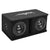Skar Audio SDR-2X8D4 Dual 8-inch SDR Series Ported Loaded Subwoofer Enclosure - Main Image