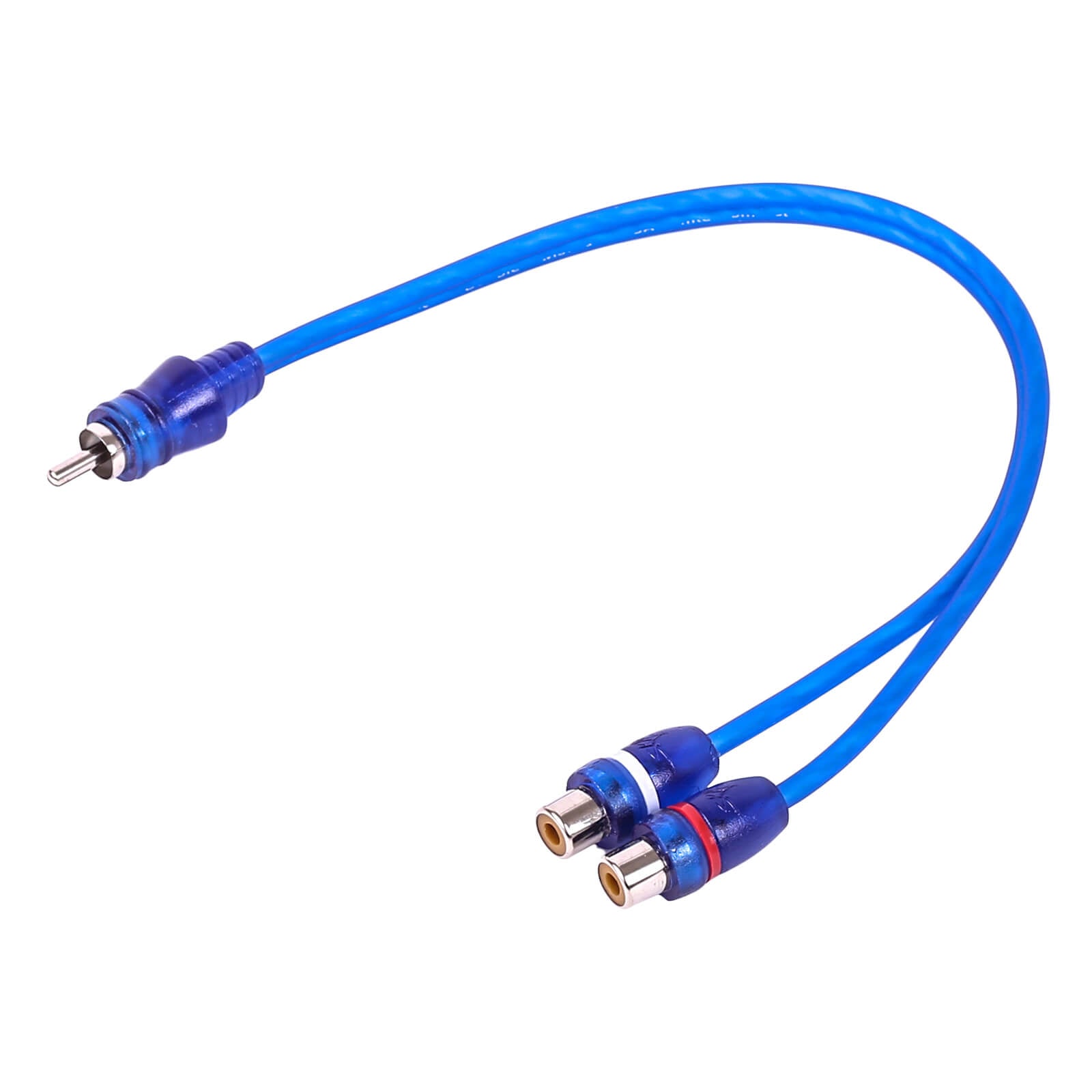 1-Male to 2-Female RCA Y-Adapter (1 FT) Interconnect Cable (SKARRCA-1M2F) - Main Image