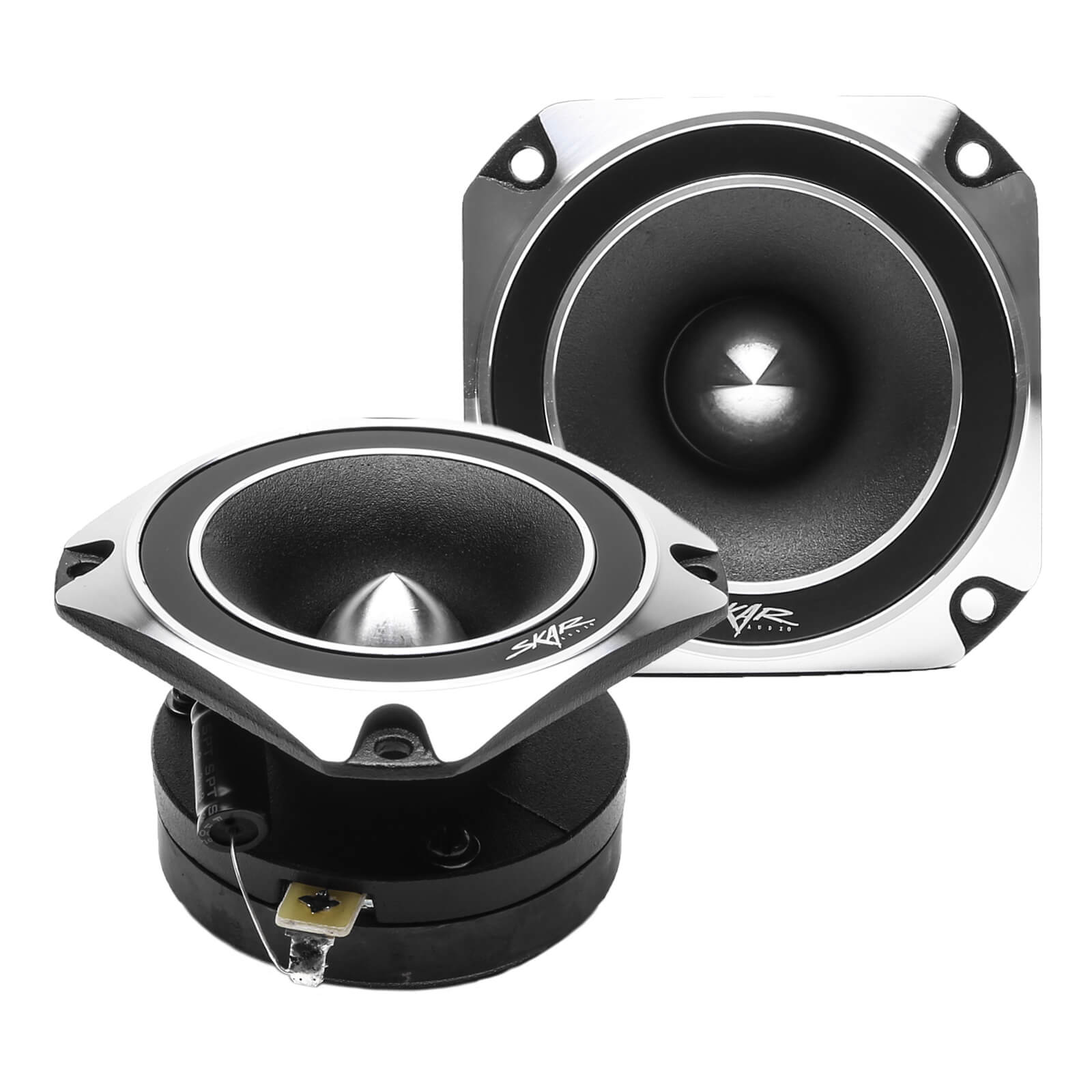 Skar Audio VX35-ST 3.5-inch 500 Watt Max Power Bullet Tweeters - Front Pair View